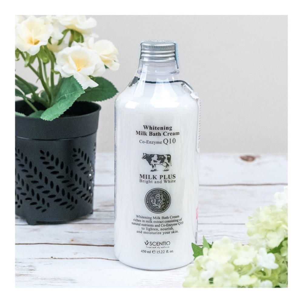 NWT MILK PLUS Whitening Milk Bath Cream